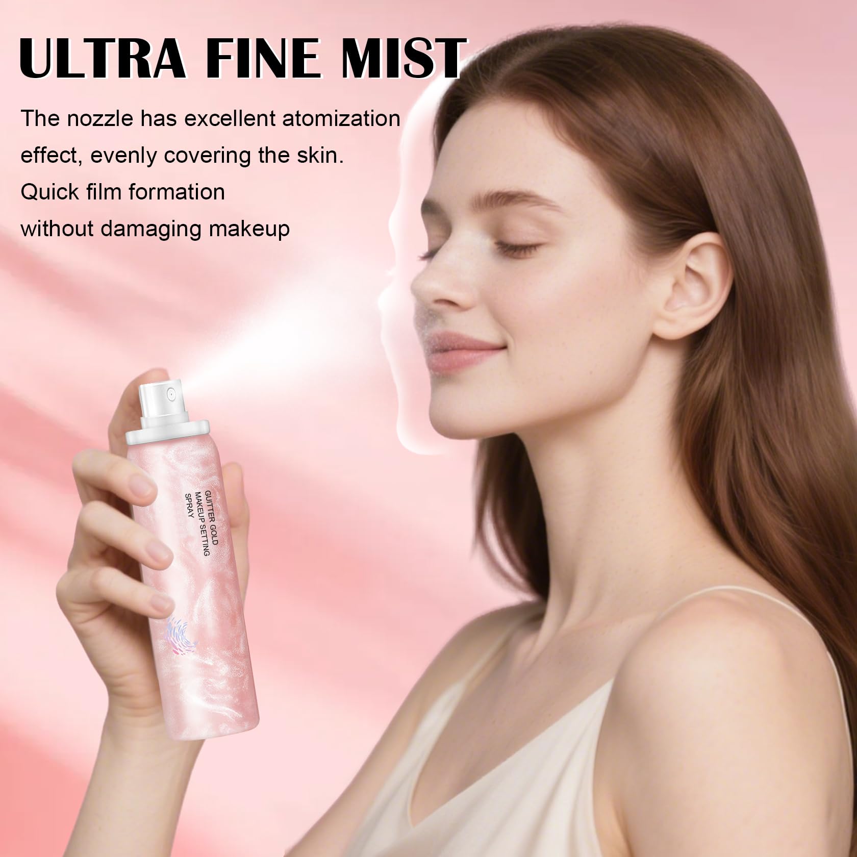 IONSGAKO visible shimmer texture highlighting radiant finishing effect