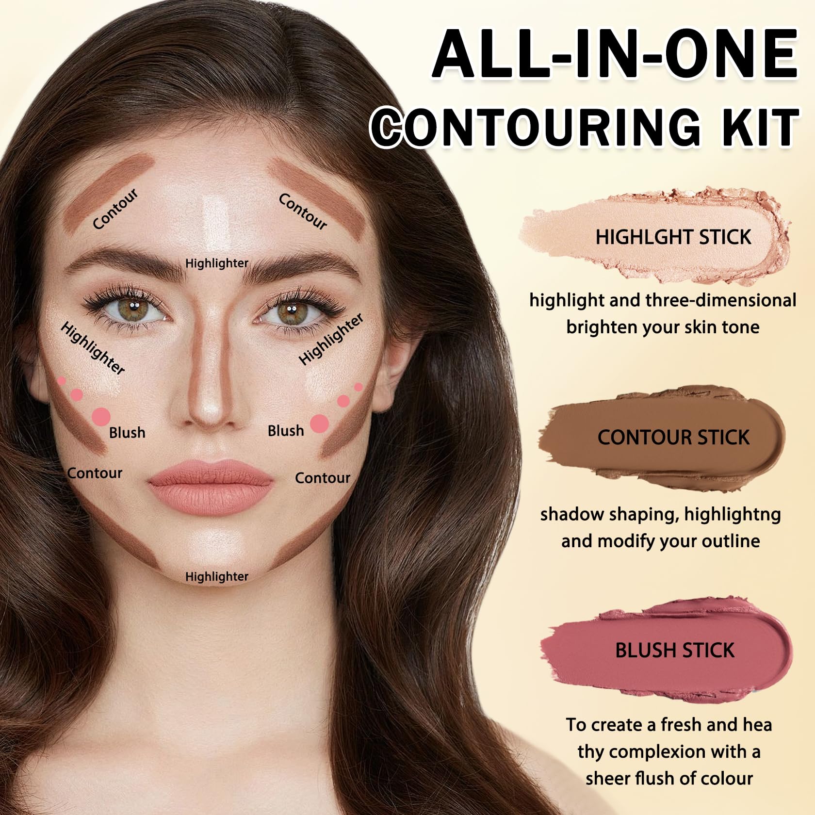 IONSGAKO texture blend closeup showing creamy formula ease for seamless application