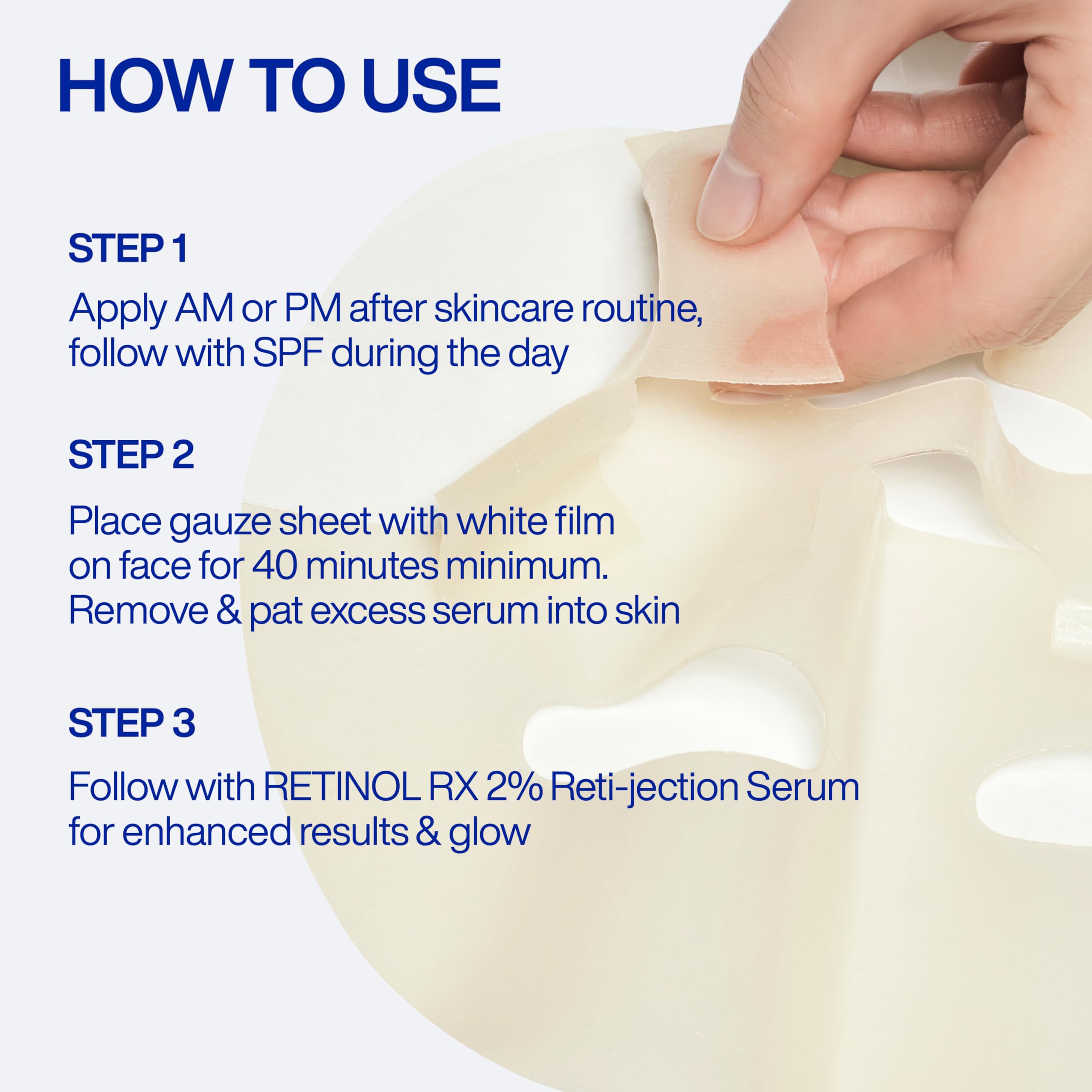 IOPE serum dispensed amount showing concentrated 1% Retinol RX