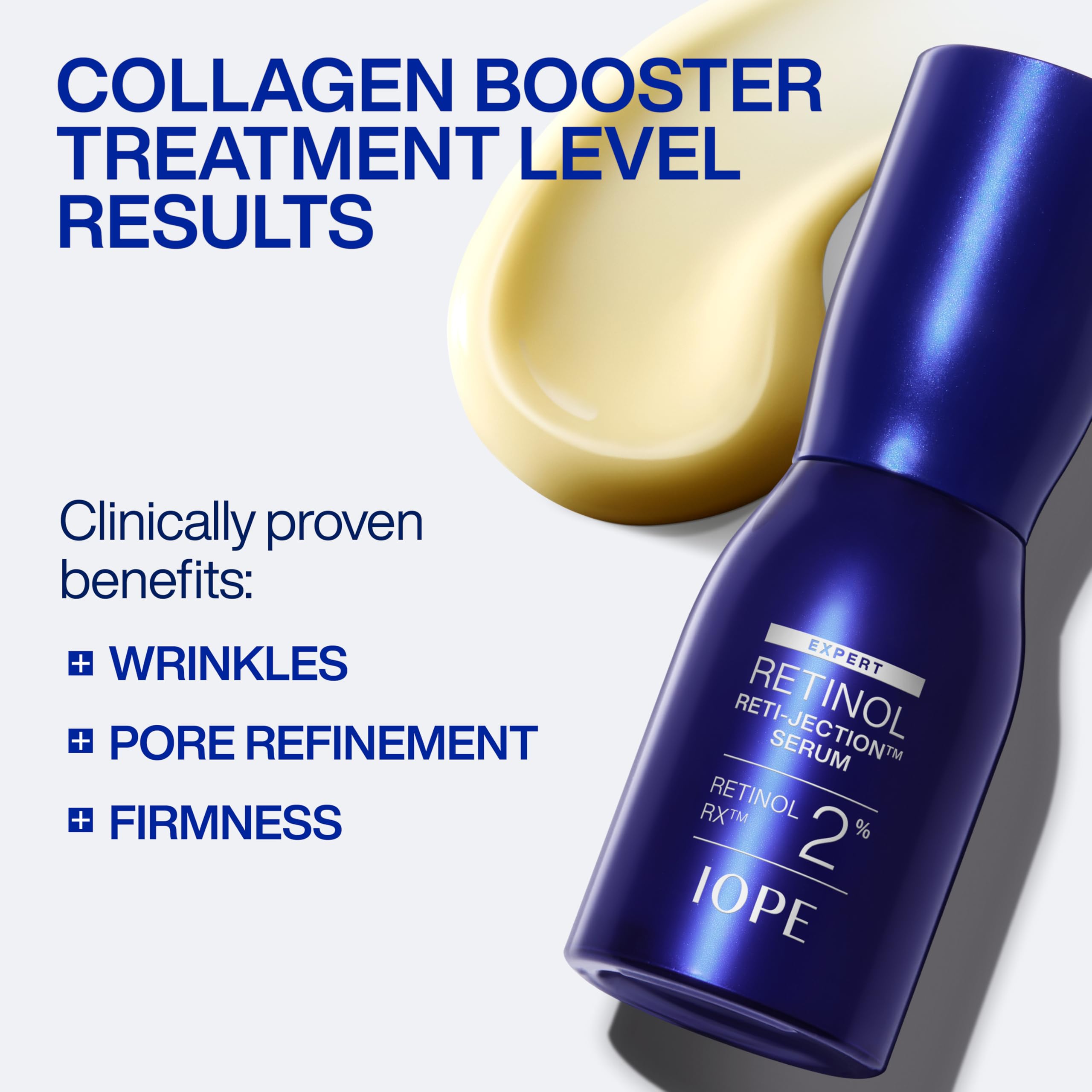 IOPE close-up of retinol-infused spicules highlighting enhanced delivery
