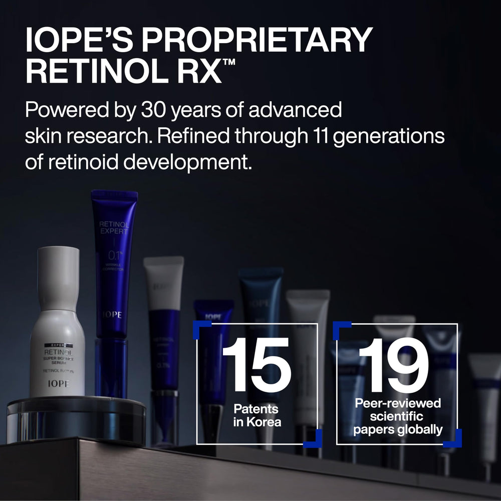 IOPE serum paired with Vitamin C showing complementary routine benefit