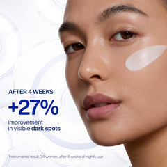 IOPE cream being applied on hand for visible lightweight absorption