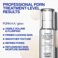 IOPE serum texture drop on fingertip highlighting hydrating feel
