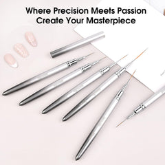 IPENCILLO brushes held between fingers to show scale and comfortable grip for detailed work