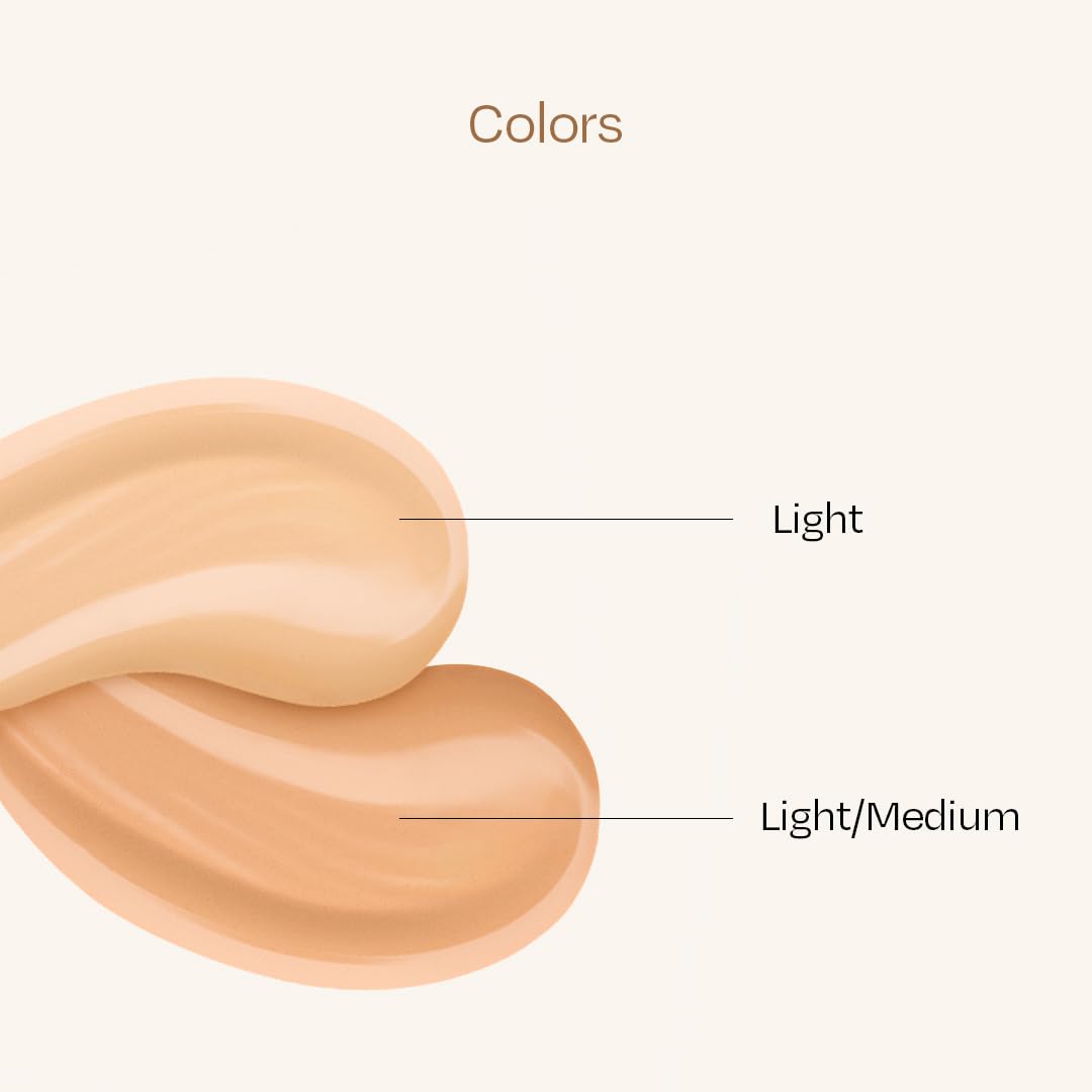 IPKN BB Cream swatch on arm demonstrating Light/Medium coverage