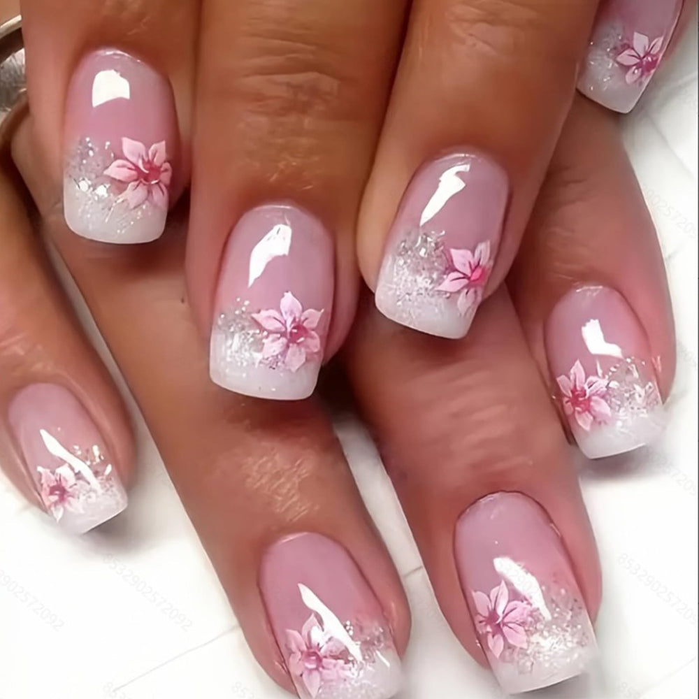 IQXGE close-up of glossy strip texture highlighting smooth shimmer and flower detail