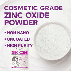 iReaLax powder texture closeup highlighting fine cosmetic grade powder for smooth blends