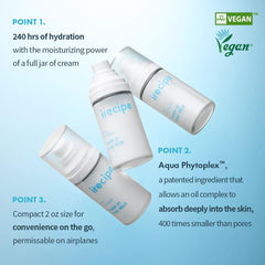IRECIPE ingredients arrangement with pineapple and hyaluronic benefit