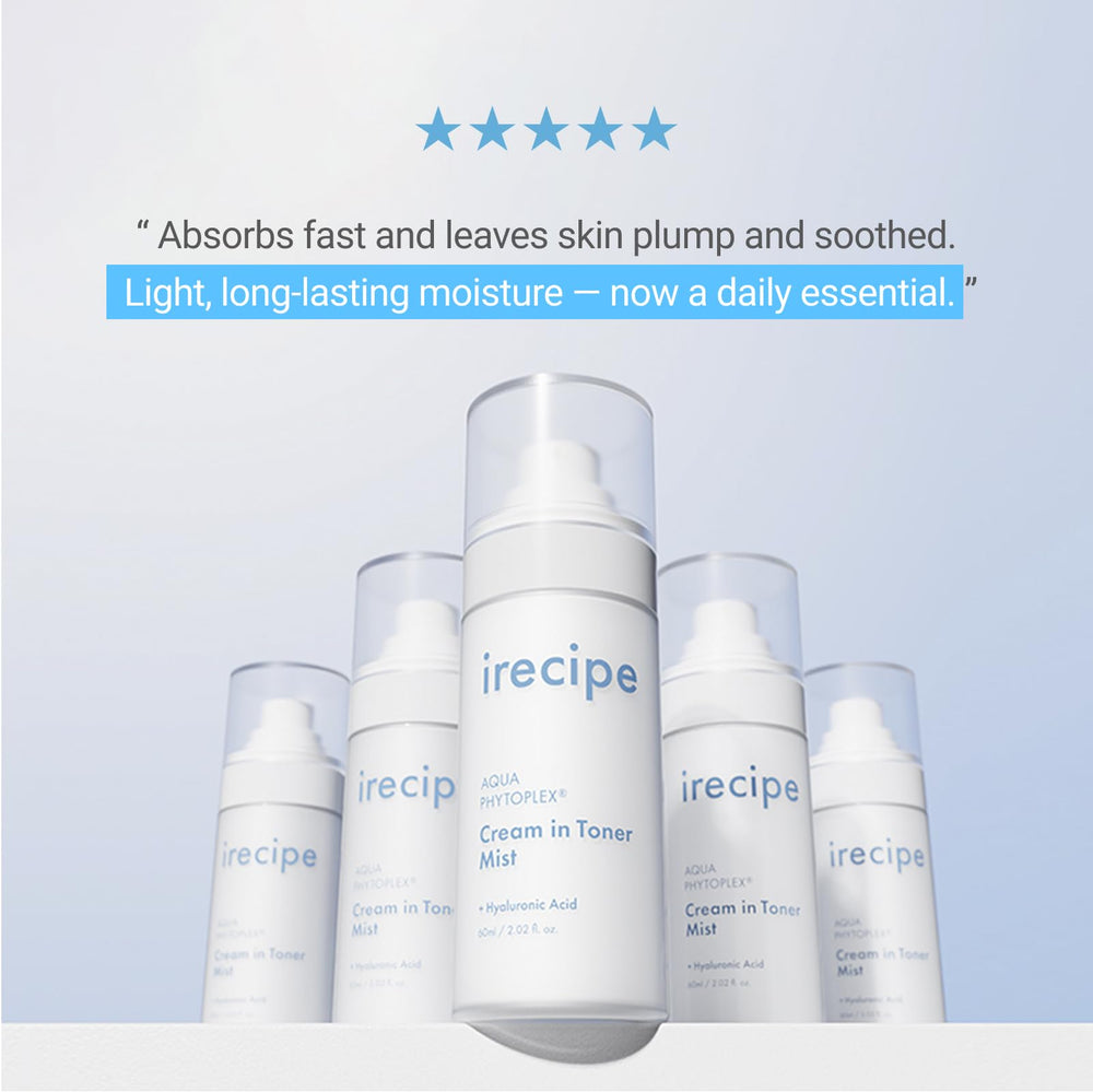IRECIPE lifestyle shot on bathroom counter for daily routine benefit