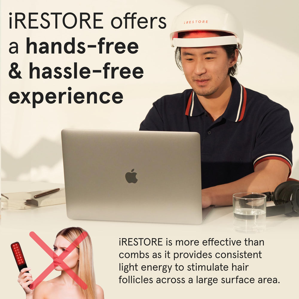 iRestore interior lining close-up showing secure fit and breathable fabric benefit