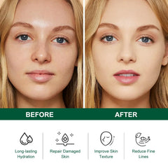 IREV cream texture close-up showing lightweight hydration benefit