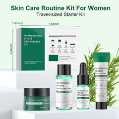 IREV kit arranged on bathroom shelf showing an easy daily routine benefit