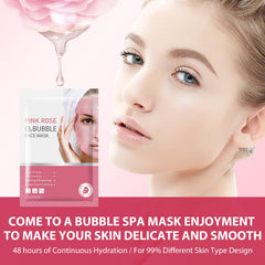 IREV hands applying sheet mask showing simple at-home use benefit
