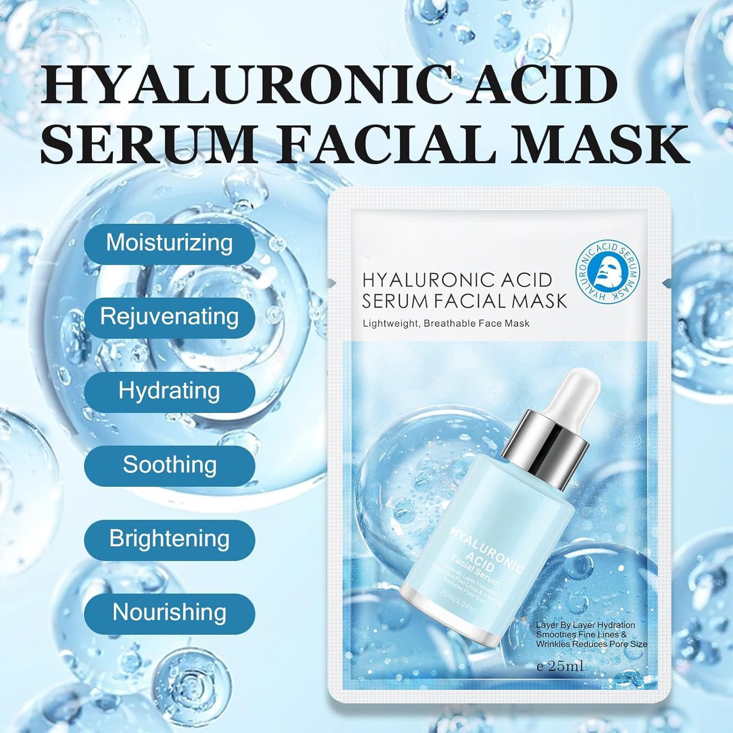 IREV mask on model illustrating comfortable fit and immediate hydration