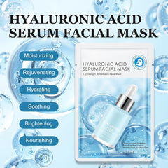 IREV mask on model illustrating comfortable fit and immediate hydration