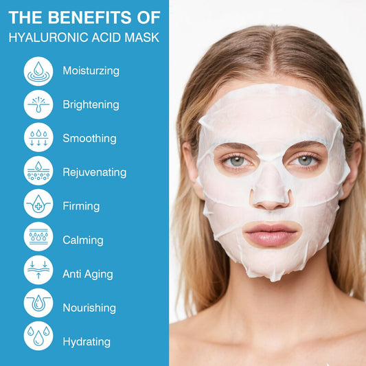 IREV mask sheet close-up texture highlighting gentle fabric