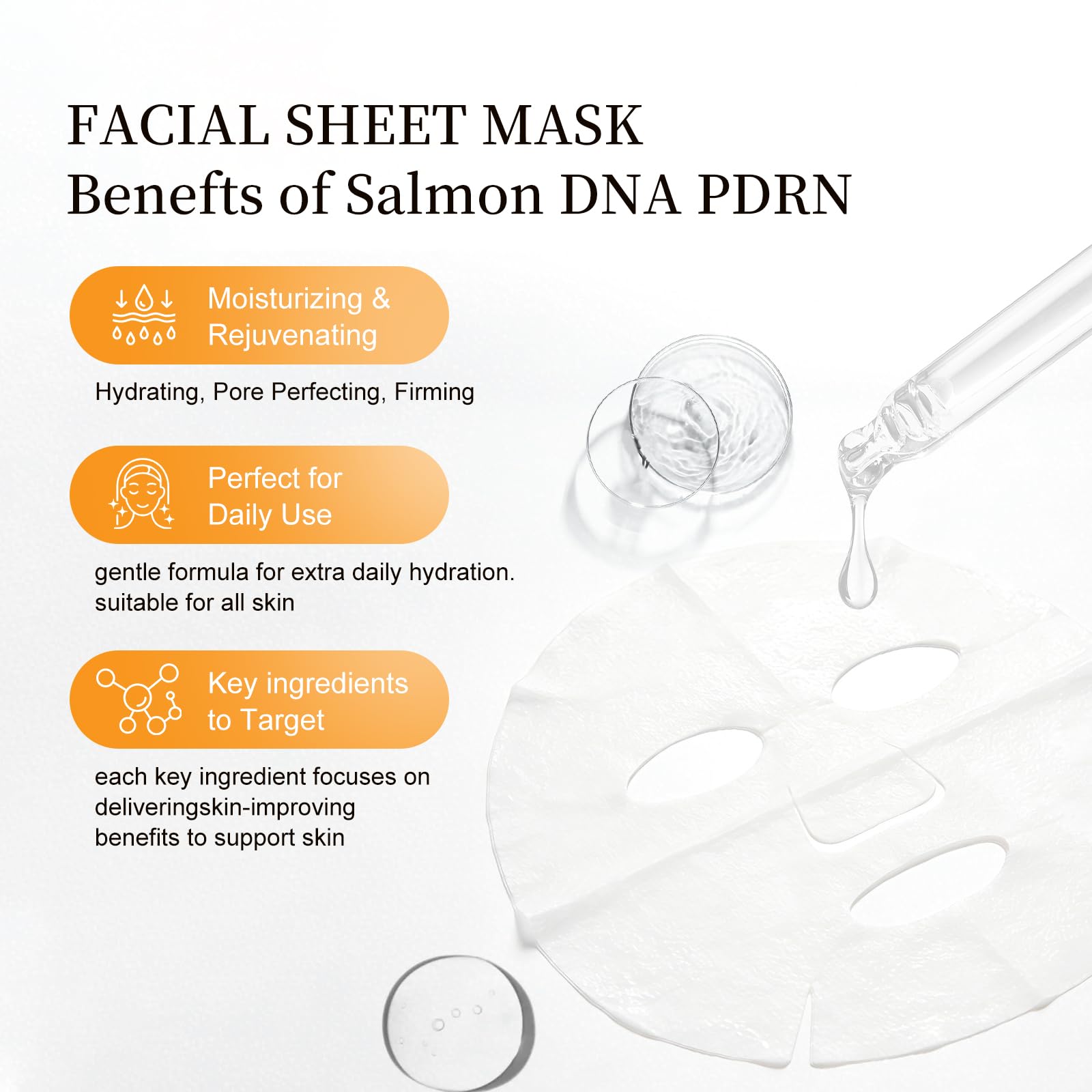 IREV woman applying mask demonstrating easy self-care and instant hydration
