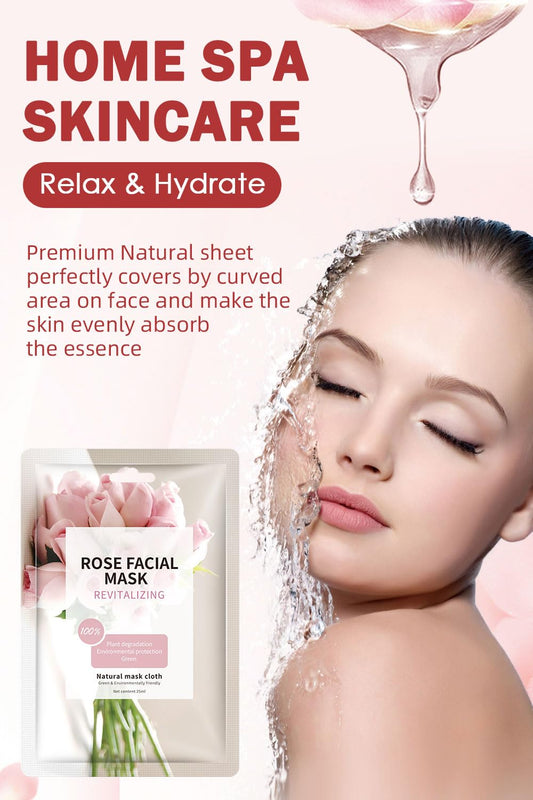 IREV single sheet mask unfolded to show soft fabric and full coverage