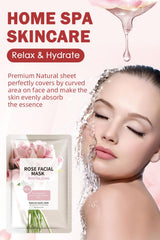 IREV single sheet mask unfolded to show soft fabric and full coverage