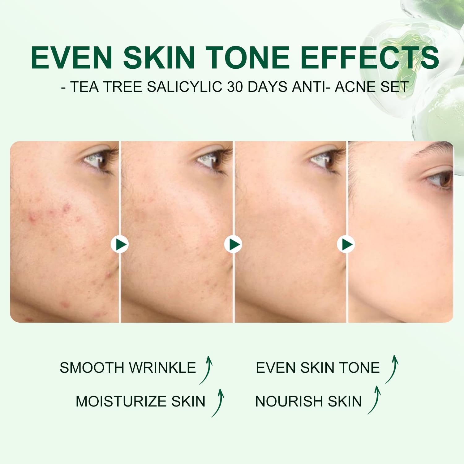 IREV toner pouring into hand showing balancing and pore-refining benefit