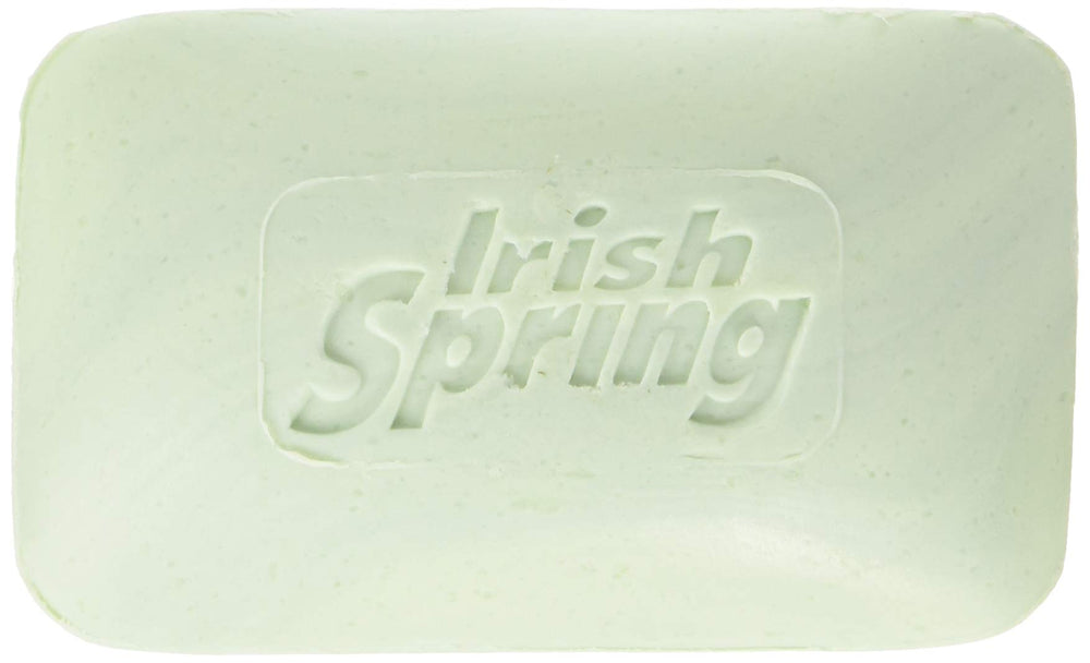 Irish Spring aloe soap bar close-up texture showing conditioning lather benefit