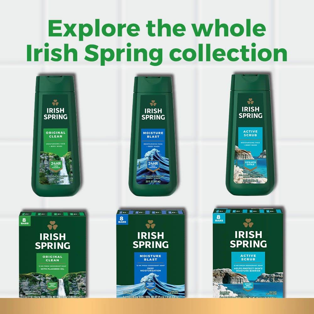 Irish Spring aloe bar in gym bag illustrating convenient travel freshness
