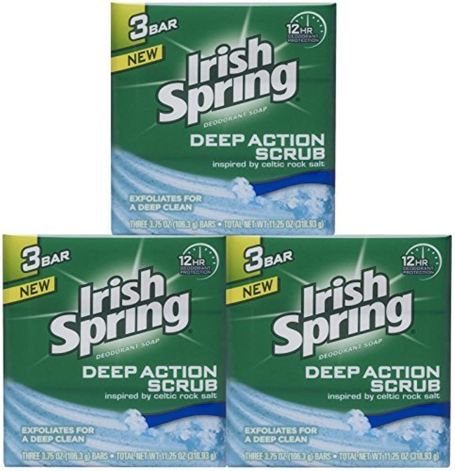 Creamy lather from Irish Spring bar demonstrating moisturizing benefit during wash