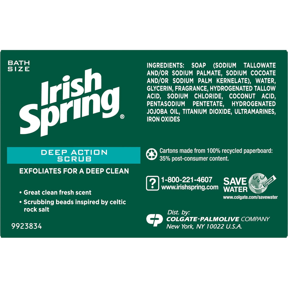 Irish Spring bar in bathroom setting demonstrating refreshing use