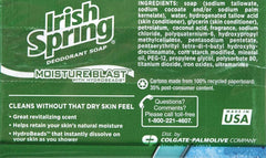 Irish Spring HydroBeads close-up dissolving to help retain skin moisture
