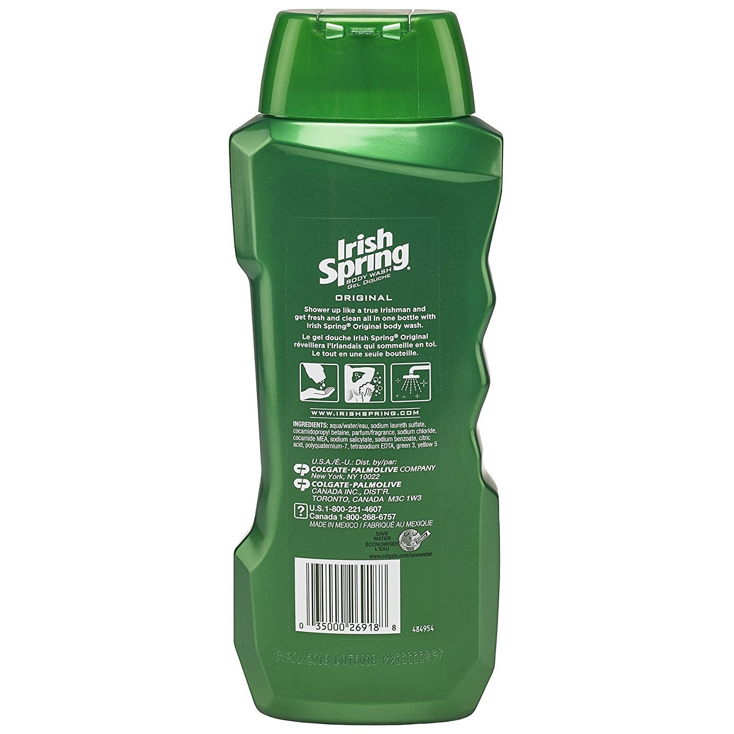 Irish Spring rich lather in shower demonstrating deep-clean benefit