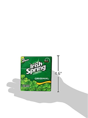 Irish Spring bars on bathroom shelf showing organized storage and household readiness benefit