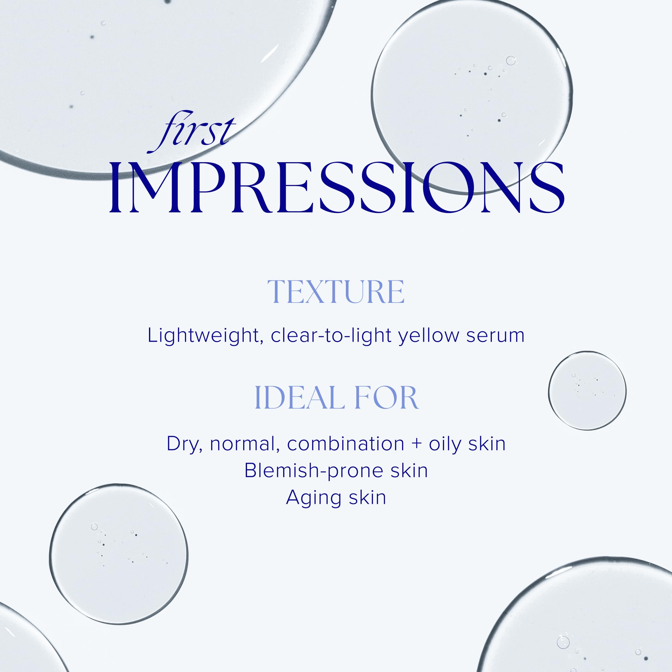 iS CLINICAL dropper dispensing serum illustrating precise dosing and easy application benefit
