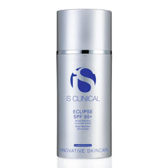 iS CLINICAL front packaging showing SPF 50+ protection and matte finish