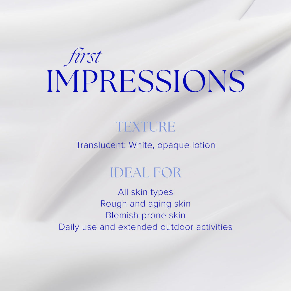 iS CLINICAL texture close-up demonstrating ultra-sheer, quick-absorbing cream