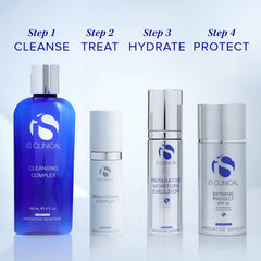 iS CLINICAL in outdoor setting demonstrating everyday sun protection benefit