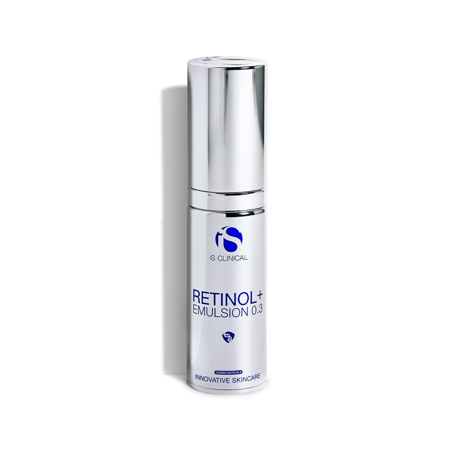 iS CLINICAL front packaging showing bottle and branding plus clear product benefit