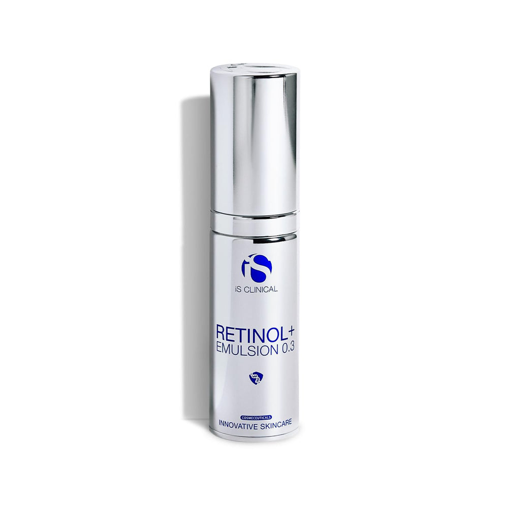 iS CLINICAL front packaging showing bottle and branding plus clear product benefit