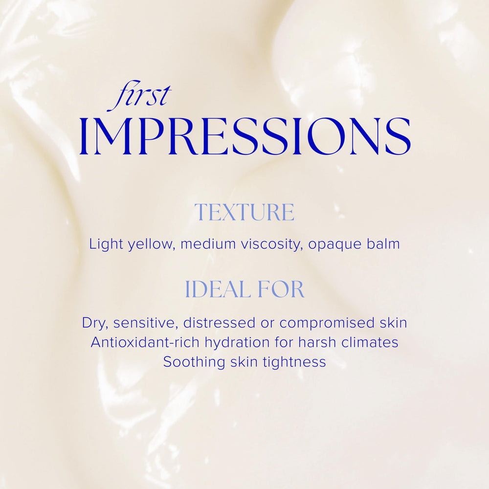 iS CLINICAL close-up of balm texture highlighting rich moisturizing feel