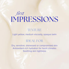 iS CLINICAL close-up of balm texture highlighting rich moisturizing feel