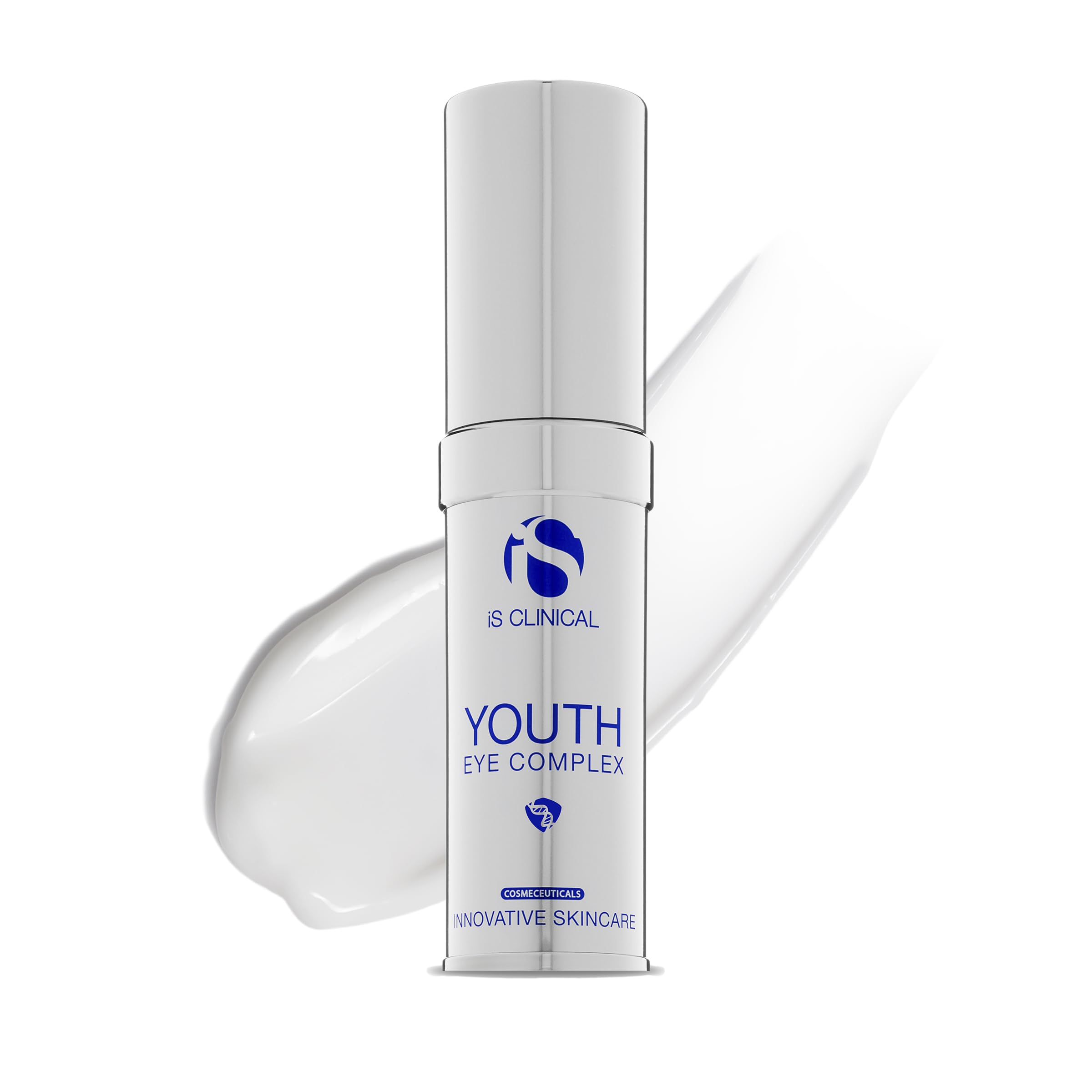 iS CLINICAL jar front view showing sleek packaging and lightweight cream benefit