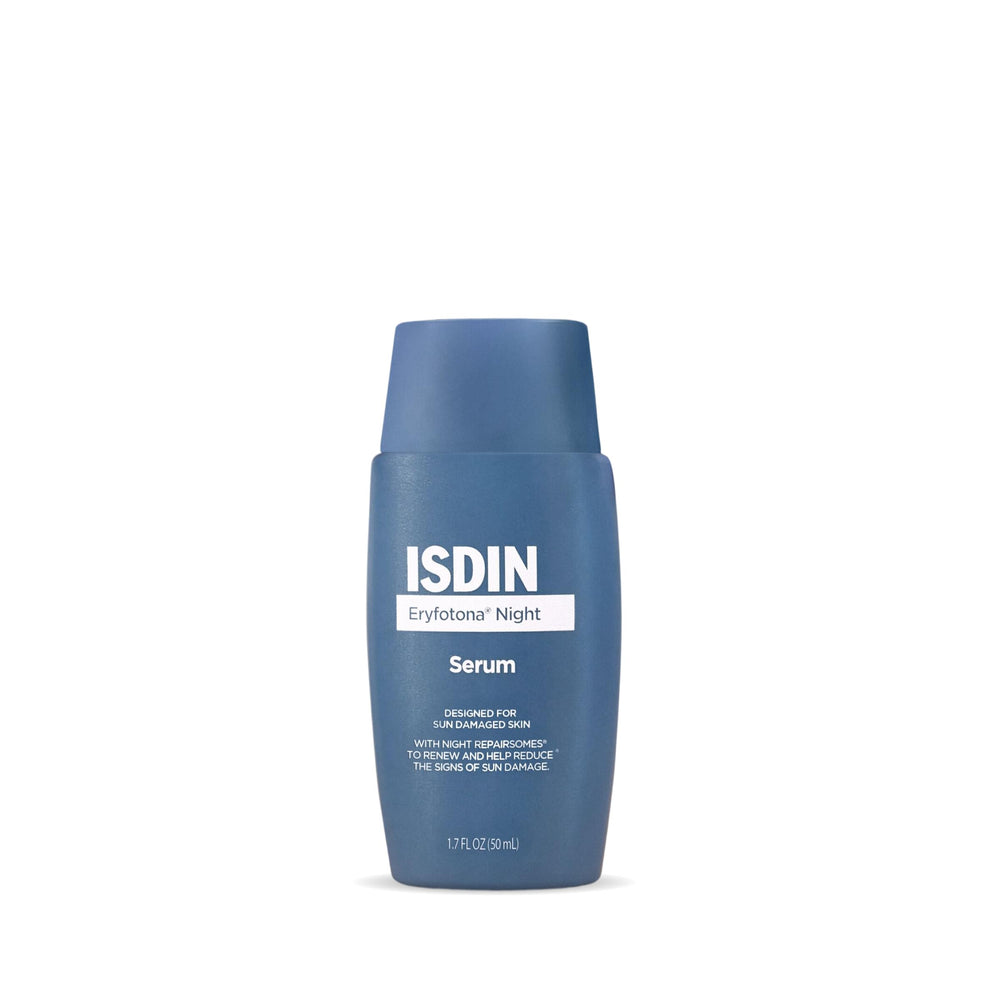 ISDIN Eryfotona Night front bottle shot showing compact 50ml packaging and repair benefits