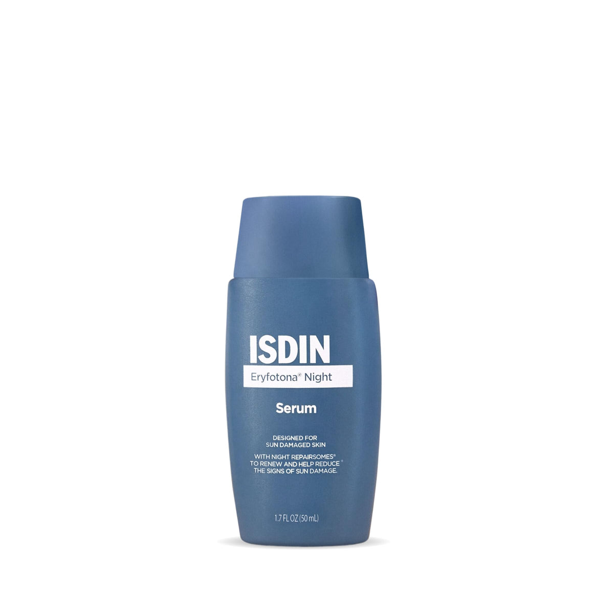 ISDIN Eryfotona Night front bottle shot showing compact 50ml packaging and repair benefits