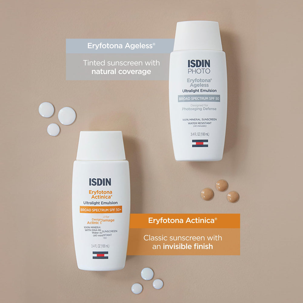 ISDIN tube on vanity illustrating daily skincare routine convenience