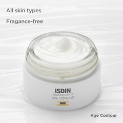 ISDIN product label listing key actives like niacinamide and peptides for clarity