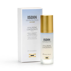 ISDIN Isdinceutics front bottle view showing compact travel packaging and hydration benefits