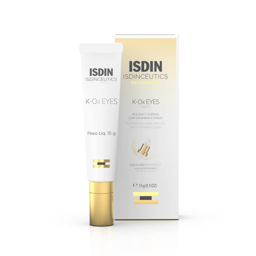 ISDIN front packaging showing compact 0.5 oz tube and benefits