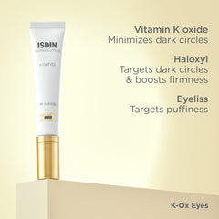 ISDIN in a morning routine setting illustrating refreshed eye appearance