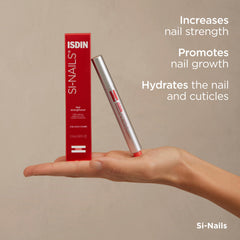 ISDIN Si-Nails label with ingredients emphasizing clinically informed formula