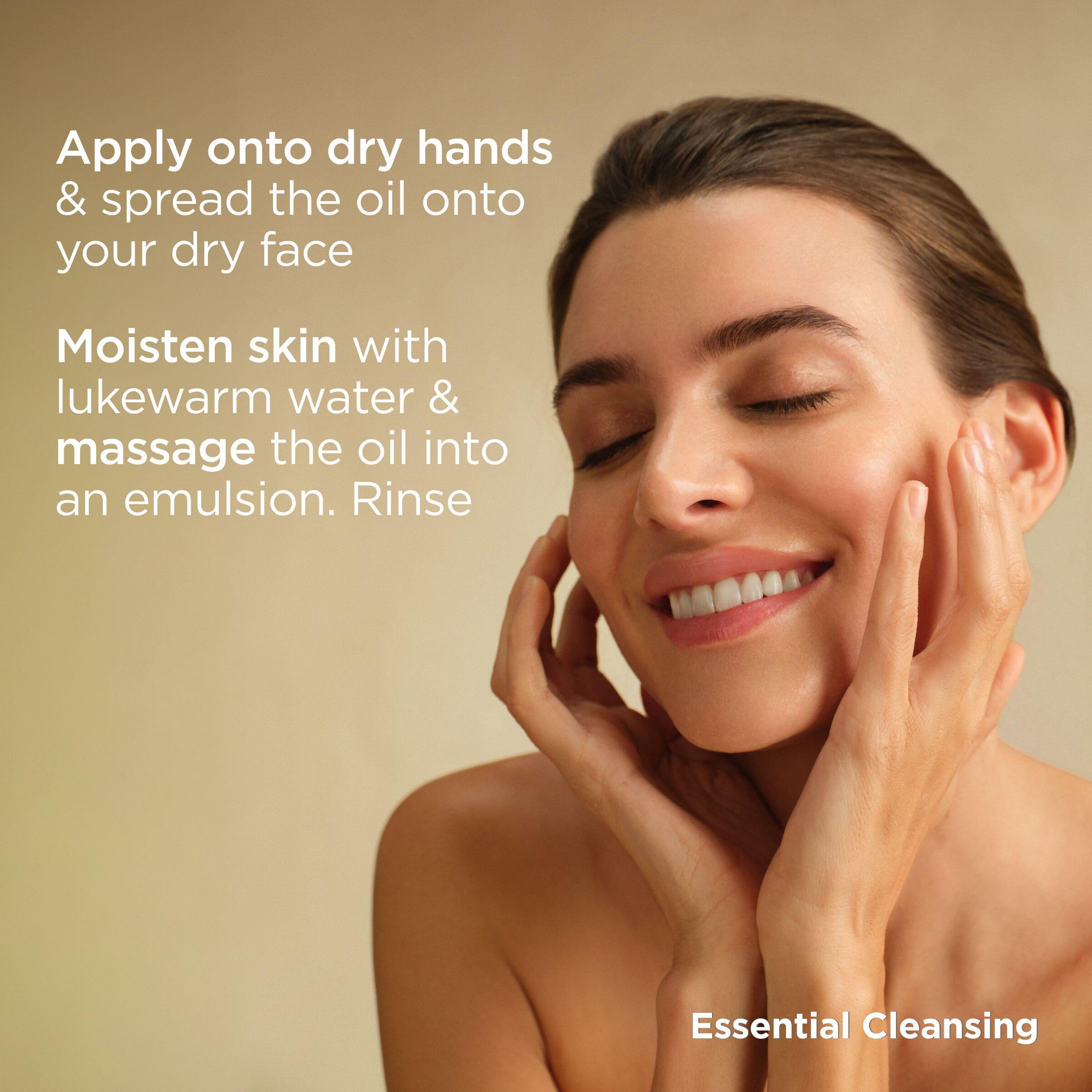 ISDIN cleanser texture spread on skin showing smooth application and hydrating finish