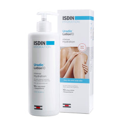 ISDIN Uradin 10 front packaging showing product and benefits